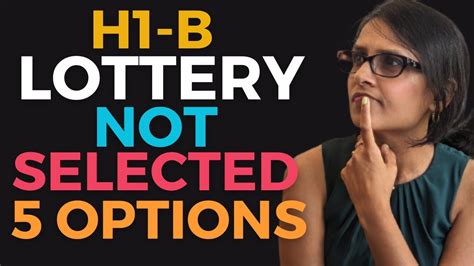 options if h1b is not selected in lottery|5 options if H1B lottery is not selected .